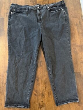 torrid Boyfriend Straight Vintage Stretch Black Wash Jean